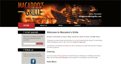 Desktop Screenshot of macadoosgrille.com
